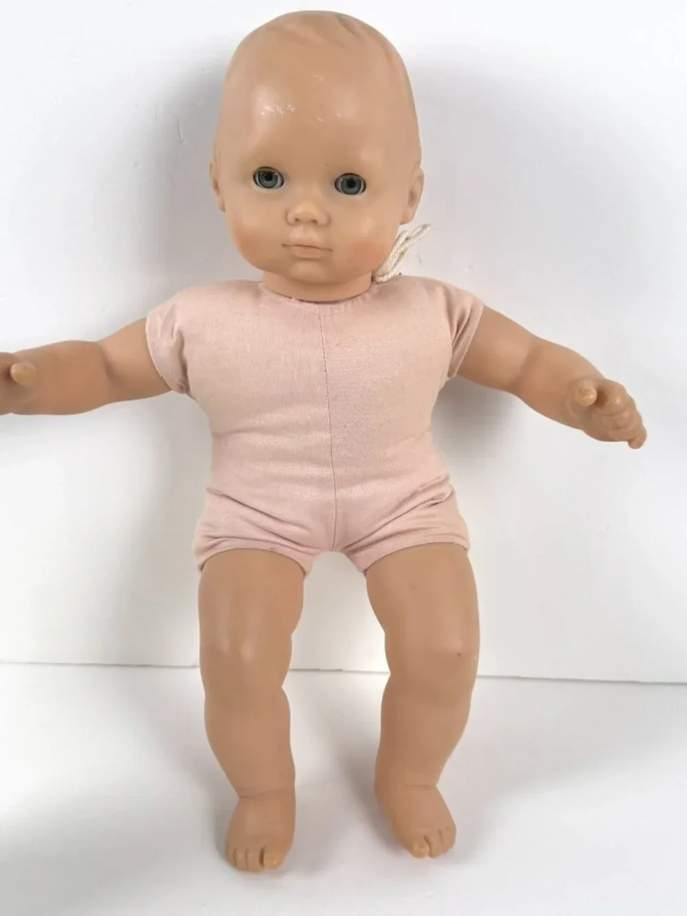 American Girl Bitty Baby Doll Pleasant Company With Diaper Blue Eyes MC-157
